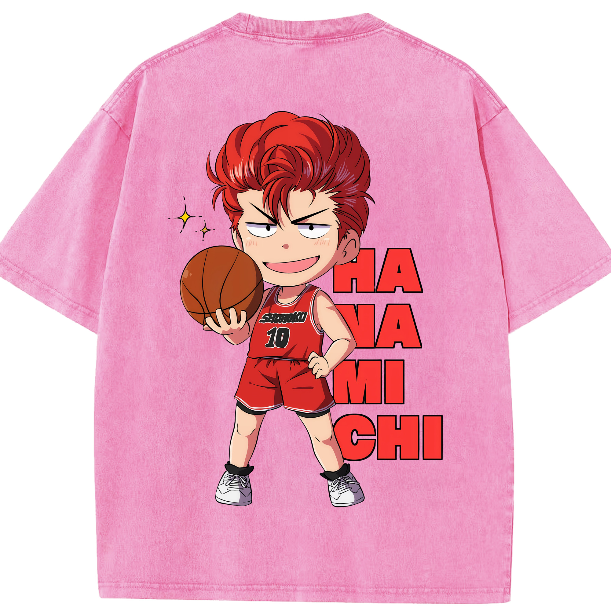 （画像用） SLAM DUNK／スラムダンク 綿100% ヴィンテージ風 半袖Tシャツ（背面プリント）